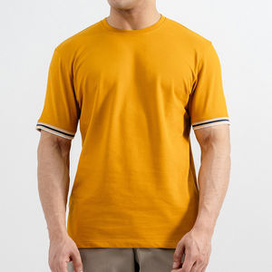 Camiseta de la Mejor Calidad Hecha en Pakistán, Transpirable, con Logotipo Personalizado, Lisa, Informal, Holgada, de Color Sólido, de Algodón/Bambú - Product Image 6