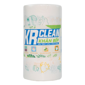Krclean 200 feuilles 20x25cm chiffons à vaisselle en microfibre super absorbants haut blanc pour le nettoyage de surface de table de cuisine durable - Product Image 1