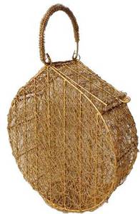 Cesta de alambre de metal rectangular de latón AK con asas grandes en oro acabado antiguo para acentos de decoración de cocina/Decoración de mesa - Product Image 5