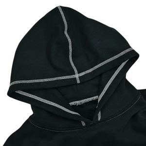 Sudadera con Capucha de Invierno para Hombre, Personalizada con Serigrafía, Costura en Contraste Inverso, Forro Polar, Informal, Transpirable, de Secado Rápido, con Bolsillo - Product Image 4