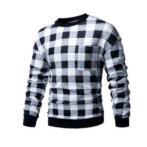 เสื้อสเวตเตอร์แบบสวมหัวของผู้ชายคอกลมผ้าฟลีซสำหรับฤดูหนาวดีไซน์ตามสั่ง - Product Image 1