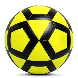 Training Fußball FUTBOL Größe 5 Fußball Custom Printed Training Glänzende PU Leder Fußball Fußball zu verkaufen