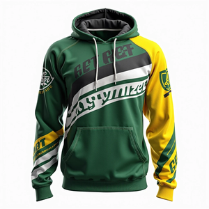 Sudadera con Capucha Personalizada para Hombre, Sudadera Holgada Sublimada, Ropa Urbana Informal Duradera, 100% Poliéster y Mezcla de Algodón Básico - Product Image 2