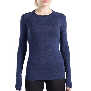 Vêtements de jogging OEM, vêtements de course pour femmes, t-shirt de compression, sous-vêtement de sport à séchage rapide, vêtements de sport pour la salle de sport, haut d'entraînement - Product Image 1