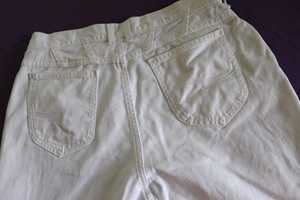 Jean blanc vintage des années 90, pantalon en jean taille haute Calvin Klein des années 1990 - Product Image 6