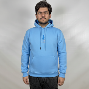 Sweat à capuche surdimensionné pour adultes, décontracté et pour l'extérieur, avec technique de broderie, col à capuche, sweat-shirts basiques - Product Image 1