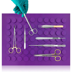 Surgical Magnetic Instrument Mats/Pad Manual High-quality Stainless Steel Flexible Non-Slip Instrument Trays - Product Image 1