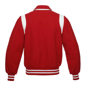 Chaqueta universitaria de hombre con logotipo bordado de marca personalizada, chaquetas reversibles de algodón polar anti-uv ecológicas de alta calidad con el último estilo - Product Image 4