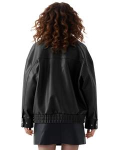 Chaqueta de Cuero para Mujer, Resistente al Viento, Transpirable, de Manga Larga, Diseño Único, para Uso Diario, Gran Venta - Product Image 5