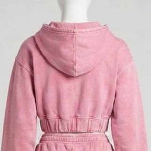 Ensemble de survêtement unisexe sur mesure en coton 100% avec sweat-shirt et short surdimensionnés, ensemble jogging deux pièces pour femmes - Product Image 5