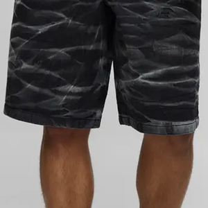 Pantalones Cortos para Hombre, Uso Diario, Cintura con Botones y Trabillas para Cinturón, Tela Transpirable, Corte Holgado con Bolsillo Lateral, Diseño Informal de Mezcla de Algodón - Product Image 6