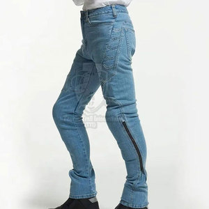 Vente en gros Faible MOQ Jeans pour hommes respirants à boutons Pantalons sur mesure Hiver Printemps Dernier design Haute qualité - Product Image 2