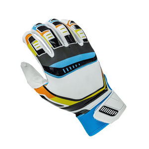 Guantes de Bateo de Béisbol Hechos a Medida de Spandex/Poliéster con Cierre de Gancho y Bucle, Ligeros, Transpirables, Color Blanco, Diseño Personalizado - Product Image 4