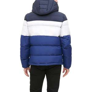 Chaqueta acolchada frontal con cremallera suelta con revestimiento sólido formal de invierno para hombre Servicio OEM - Product Image 2