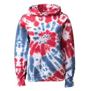 Pull unisexe 100% coton Sweat-shirt à capuche respirant et écologique Tie-Dye Collection hiver motif solide personnalisée - Product Image 2