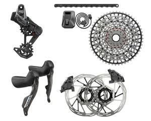 Grupo de Transmisión SRAM Force XO1 AXS 1x12 Velocidades, 100% Original, Aluminio Negro, Componentes de Transmisión - Product Image 1