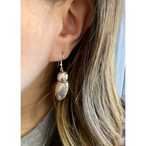 Pendientes Geométricos de Plata de Ley Hechos por Navajo con Perlas, Diamantes y Rubíes, Estilo Religioso Moderno para Bodas y Fiestas - Product Image 2