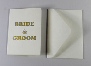 Juego de papelería de alta calidad, tarjeta impresa doblada doble de 250 Gsm con sobre a juego, papel reciclado hecho a mano de fibra de algodón - Product Image 5