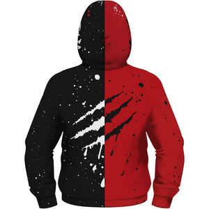 Wholesale Custom Full Face <b>Zip</b> <b>up</b> <b>Hoodie</b> Blank Men 100% Cotton <b>Hoodie</b> Men's <b>Hoodie</b> With Double <b>Zip</b> - Product Image 4