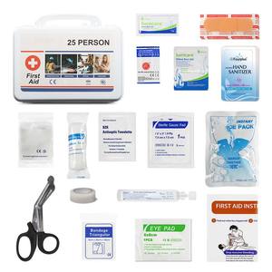 Famiglia professionale montato a parete In plastica Emprty Kit di pronto soccorso In scatola sul posto di lavoro medico con contenuto e appendiabiti - Product Image 5