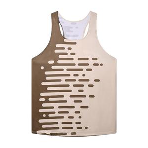 Camiseta sin mangas para hombre holgada de cuello redondo con músculos deportivos en blanco de fabricante personalizado de alta calidad - Product Image 6