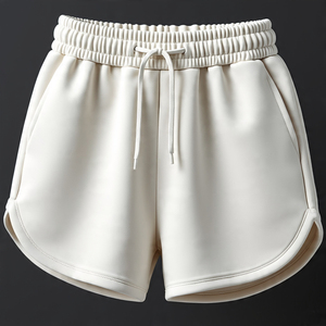 Women French Terry Shorts Casual Mid-<b>Weight</b> Elastic Waist Athletic Terry Shorts <b>Ladies</b> Customize French Terry Shorts Women's - Product Image 4