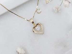 สร้อยคอจี้เพชรโมอิสซาไนต์ VVS แบรนด์ดัง ดีไซน์รูปหัวใจทอง 14k หรูหราทันสมัยสำหรับผู้หญิง ราคาประหยัด - Product Image 2