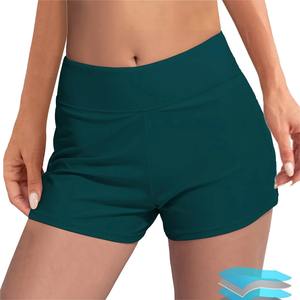 Shorts pour femmes Shorts de sport décontractés pour femmes Surdimensionné Sexy Couleur unie Taille basse Sports Running Tight Lifting Hip Shorts - Product Image 2