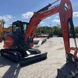 Mini-excavatrice sur chenilles Kubota KX060-5 d'occasion en bon état, moteur inclus, poids de 2000 kg, garantie de plus de 5 ans, à vendre - Product Image 3