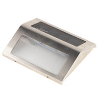 Lampe murale solaire LED TG64419 avec capteur crépusculaire, 2 panneaux de façade, résistante à l'eau, garantie 2 ans