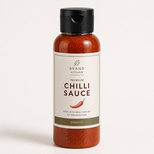 Botella de PET de 250 ml con Tapa Abatible Personalizada para Salsas, para Marcas de Alimentos, como Champú o Aceite para el Cabello, o como Herramienta de Maquillaje - Product Image 4