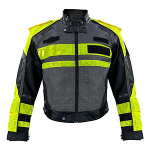 Chaqueta de Motocross de Malla Cordura Hecha a Medida de Primera Calidad, Estilo Vintage Unisex, Protección Corporal, Cortavientos, Ropa de Invierno para Motociclismo y Automovilismo - Product Image 1