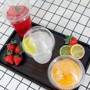 Quang Quan 95mm gobelets en plastique PP jetables transparents tasses à paroi unique pour boissons café lait thé Smoothie jus - Product Image 6