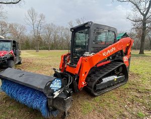 Kubota SVL 75-2รถตักตีนตะขาบใช้รถตักขนาดเล็กสภาพดีติดตามรถตักดินเครื่องยนต์หลักแบริ่งปั๊ม PLC-ถูก!