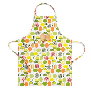 100% Cotton Printed Bib Apron With Custom Logo Heavy Duty Adjustable Sleeveless Kitchen Linen for Chefs Home Restaurants Hotels - Product Image 2