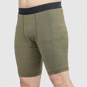 Pantalones cortos ajustados para hombre, pantalones cortos de compresión para gimnasio, capa base de compresión, ropa activa - Product Image 2