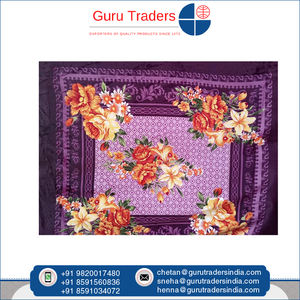 Alta calidad duradera personalizada 100% poliéster estilo americano/europeo plegable cama individual mantas florales al mejor precio - Product Image 3