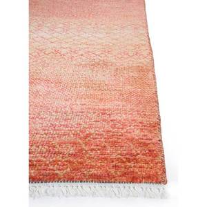 Alfombras de Lana Anudadas a Mano Kairos, Diseño Abstracto Rojo y Naranja para Entrada y Sala de Estar, 9x12, Estilo Kilim Rectangular-SKWL-201 - Product Image 4