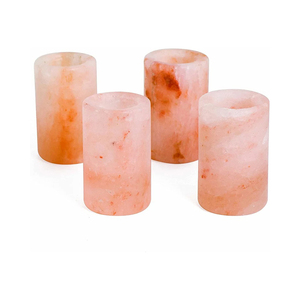 Vaso de chupito de sal de roca rosa del Himalaya, artesanías naturales para la decoración del hogar, técnica cruda, venta al por mayor, fabricante de tequila de Pakistán - Product Image 5