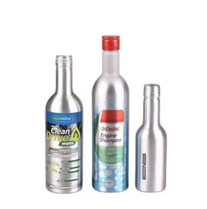 Venta al por mayor de botellas de metal de cuello largo con tapa abierta de aluminio puro 99.7% del fabricante de Vietnam - Product Image 3