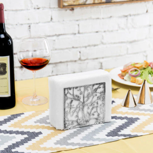 Distributeur de mouchoirs en papier de table avec design moderne personnalisé en forme d'arbre Porte-serviettes en métal Cuisine Salle à manger Restaurant - Product Image 5