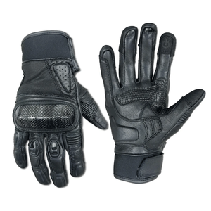 Guantes de montar en moto marrón/negro para hombre con armadura de nudillos de carbono, ropa protectora para carreras de autos de motocicleta para Unisex - Product Image 5