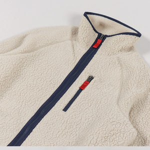 Sudadera con Capucha Extra Grande para Hombre, 100% Algodón, con Cierre Completo, Chaqueta de Forro Polar de Poliéster Más Vendida, Mangas Raglán, Chaqueta con Cierre de Cremallera de un Cuarto - Product Image 6