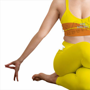 <b>Crop</b> Top and High Waist <b>Leggings</b> Yoga Set for Women Fitness and Training Lightweight Womens Yoga Set - Product Image 2