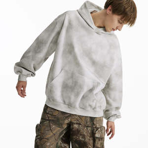 เสื้อสเวตเชิ้ตมีฮู้ดมัดย้อมสำหรับผู้ชายเสื้อสเวตเชิ้ตมีฮู้ดพิมพ์ลายผ้าฝ้าย100% แฟชั่นแบบปักโลโก้ได้ตามต้องการสินค้ามาใหม่2025 - Product Image 6