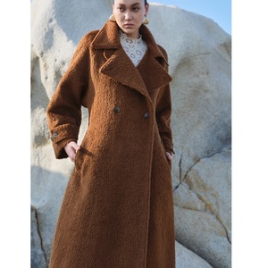 Vestidos Elegantes Ecológicos ODM para Mujer, Vestido Midi BRAHA con Encaje Floral, 75% Algodón, 25% Poliéster, Vestidos de Manga Larga para Mujer - Product Image 5