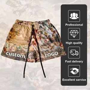 2025 logotipo personalizado hombres secado rápido 5 pulgadas entrepierna cadena hombres liso gimnasio malla pantalones cortos verano sublimación personalizado hombres malla pantalones cortos - Product Image 6