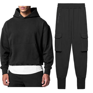 Calidad Premium 2025 Último diseño personalizado Nueva ropa deportiva Chándal Dos piezas Hombres Fitness Chándal - Product Image 3