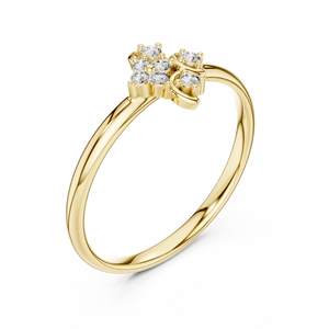 Anillo de compromiso solitario de 14K para regalo de propuesta - Product Image 5