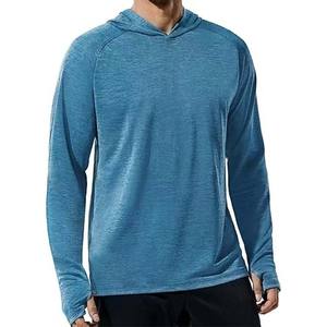 Pull-over décontracté pour homme, à manches longues, couleur unie, avec logo personnalisé brodé, imprimé graphique, trou, sport, automne, vente chaude - Product Image 6